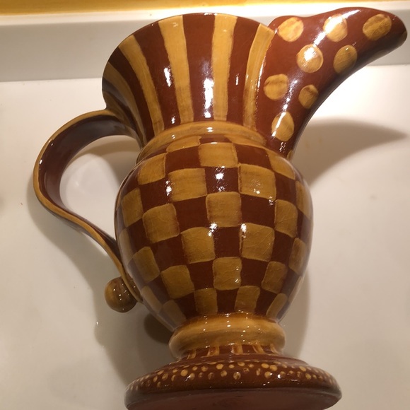 Rare Mackenzie childs Wittika pitcher. - Picture 2 of 5